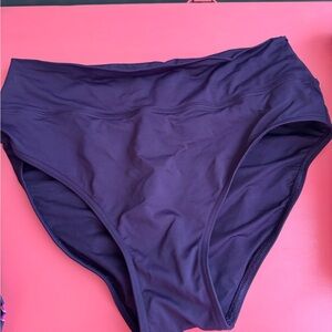 Land’s End Women's Purple Swim Bikini Brief